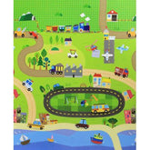 Mat de Piso 6.9  x 4.6 x .13 pies Estilo Happy Village